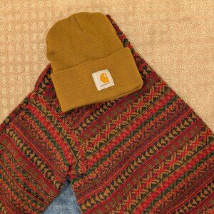 Carhartt Knit Cuffed Beanie in Carhartt Brown - Women's OS